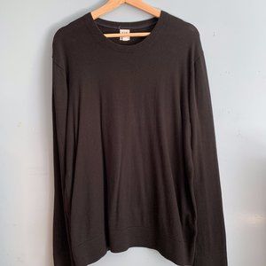 Black Cotton Sweater